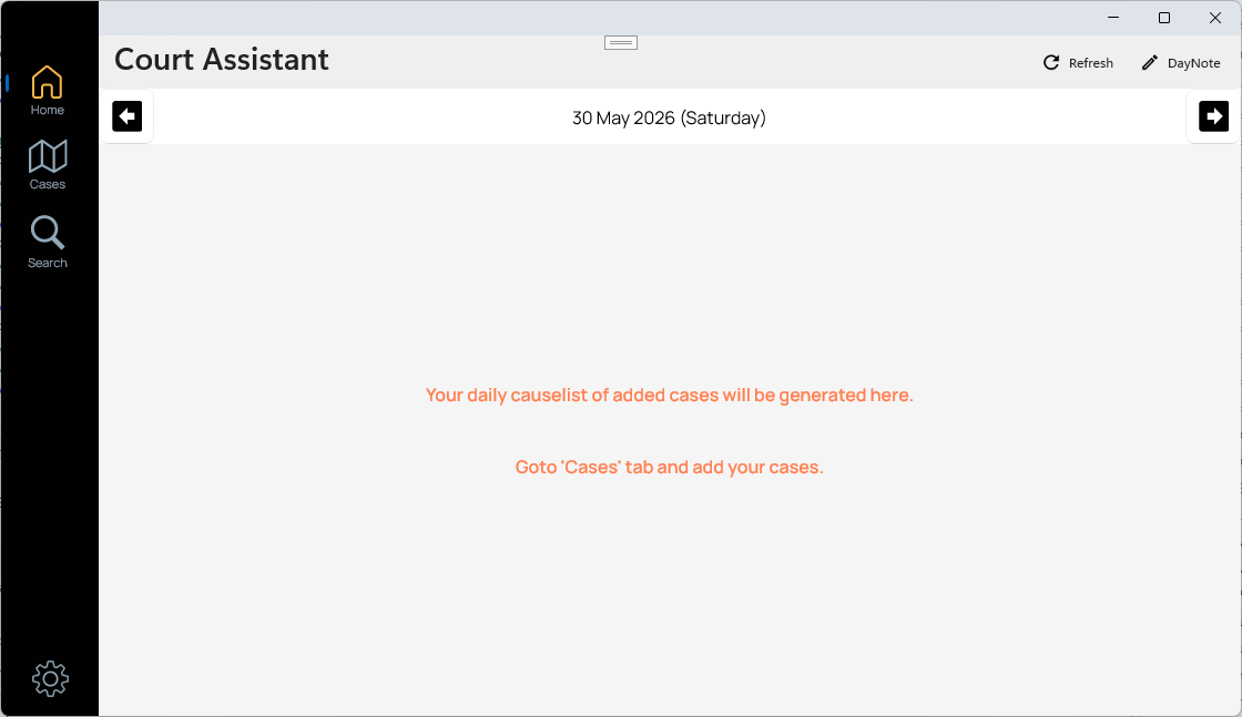 Court Assistant product preview